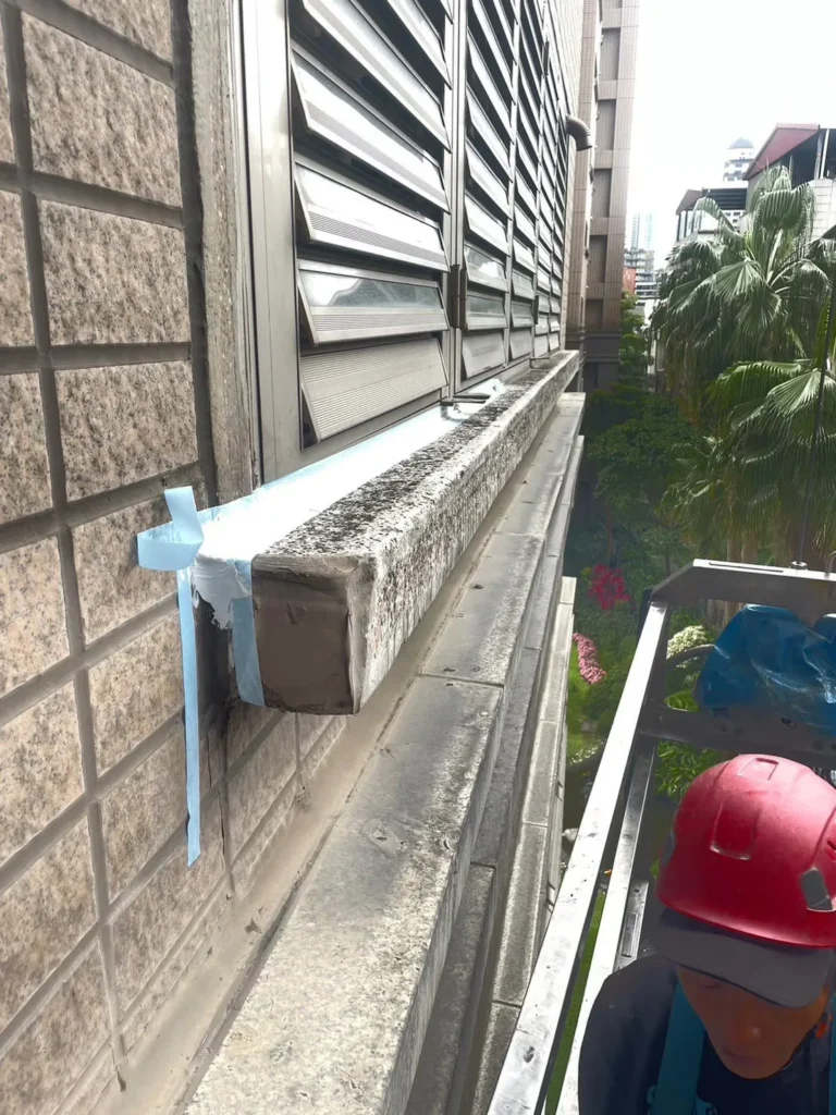防水工程專案，新竹大直御花園矽利康防水